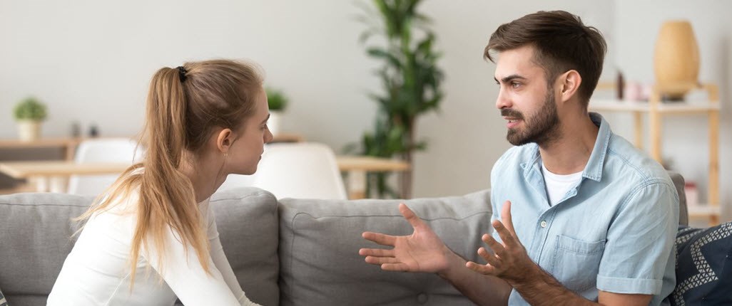 Couple is arguing