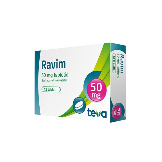 Ravim 50 mg Tabletid