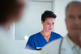 Nurse working