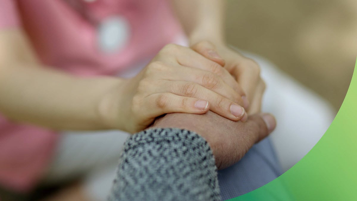 Holding hands closeup